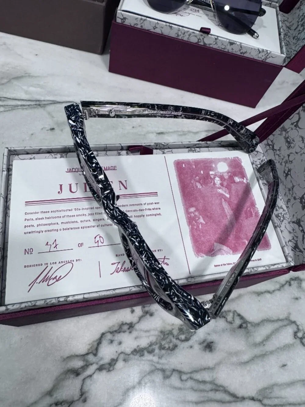 Jacques Marie Mage Julien X Hollywood store exclusive sunglasses